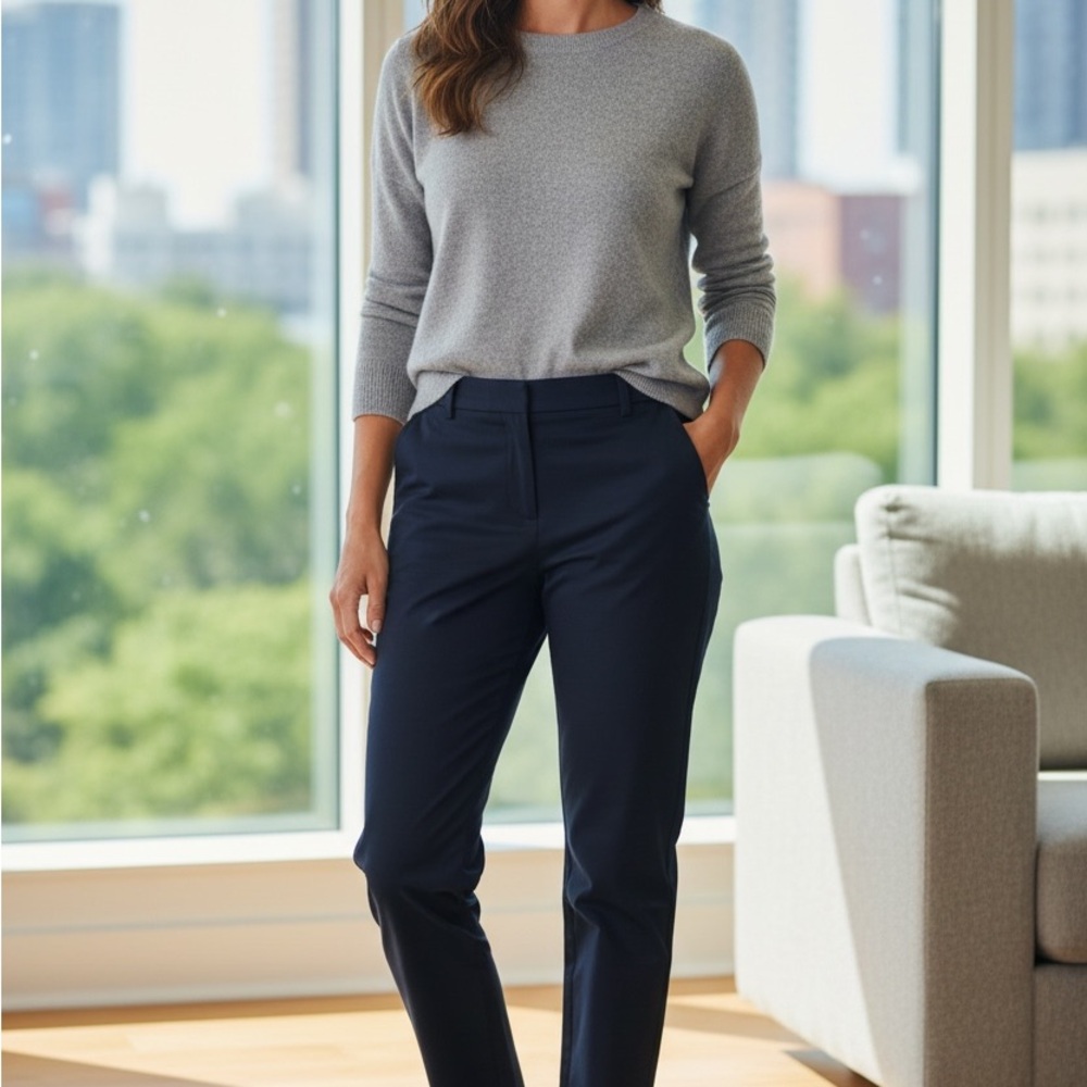 Banana Republic Dark Blue Women's Trousers